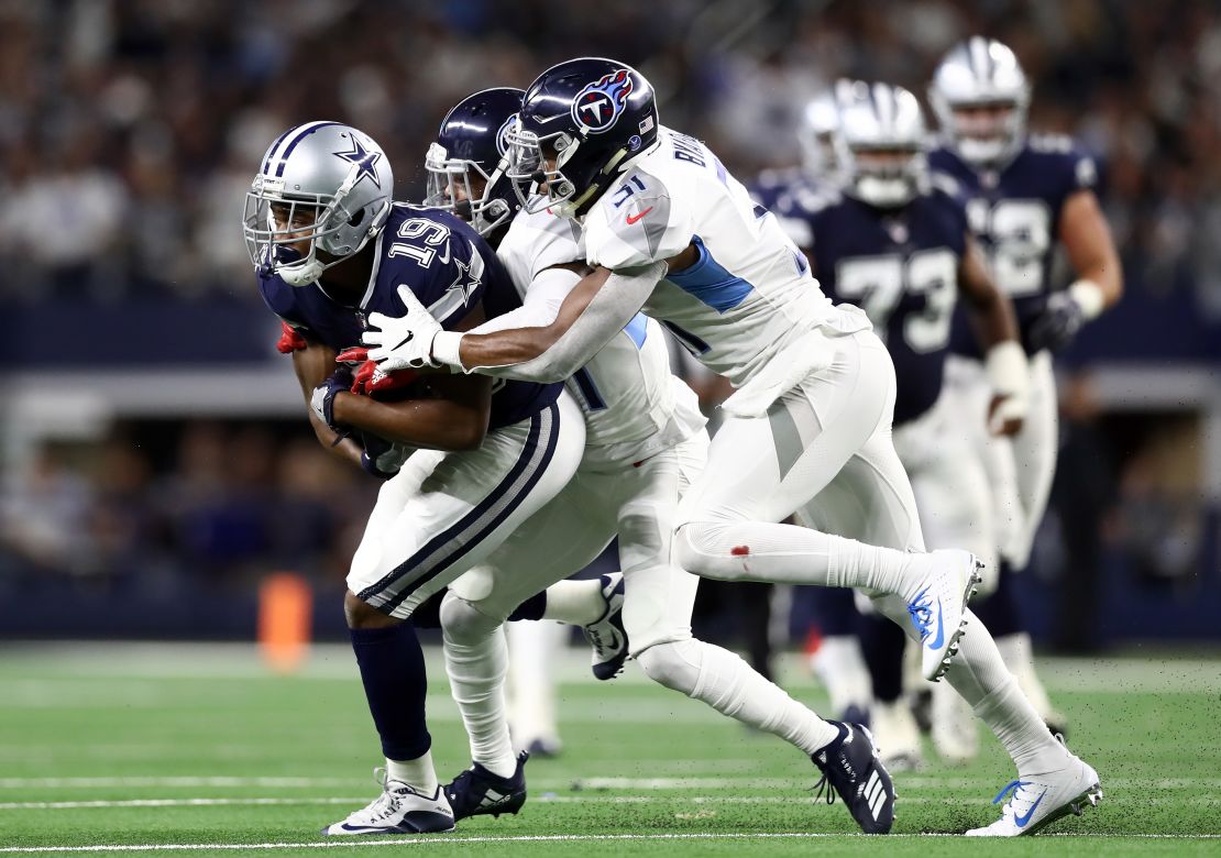 Amari Cooper was traded to the Dallas Cowboys from the Oakland Raiders for a first-round draft pick.