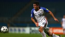 COUVA, TRINIDAD AND TOBAGO - OCTOBER 10: Christian Pulisic of the United States mens national team runs with the ball during the FIFA World Cup Qualifier match between Trinidad and Tobago at the Ato Boldon Stadium on October 10, 2017 in Couva, Trinidad And Tobago. (Photo by Ashley Allen/Getty Images)
