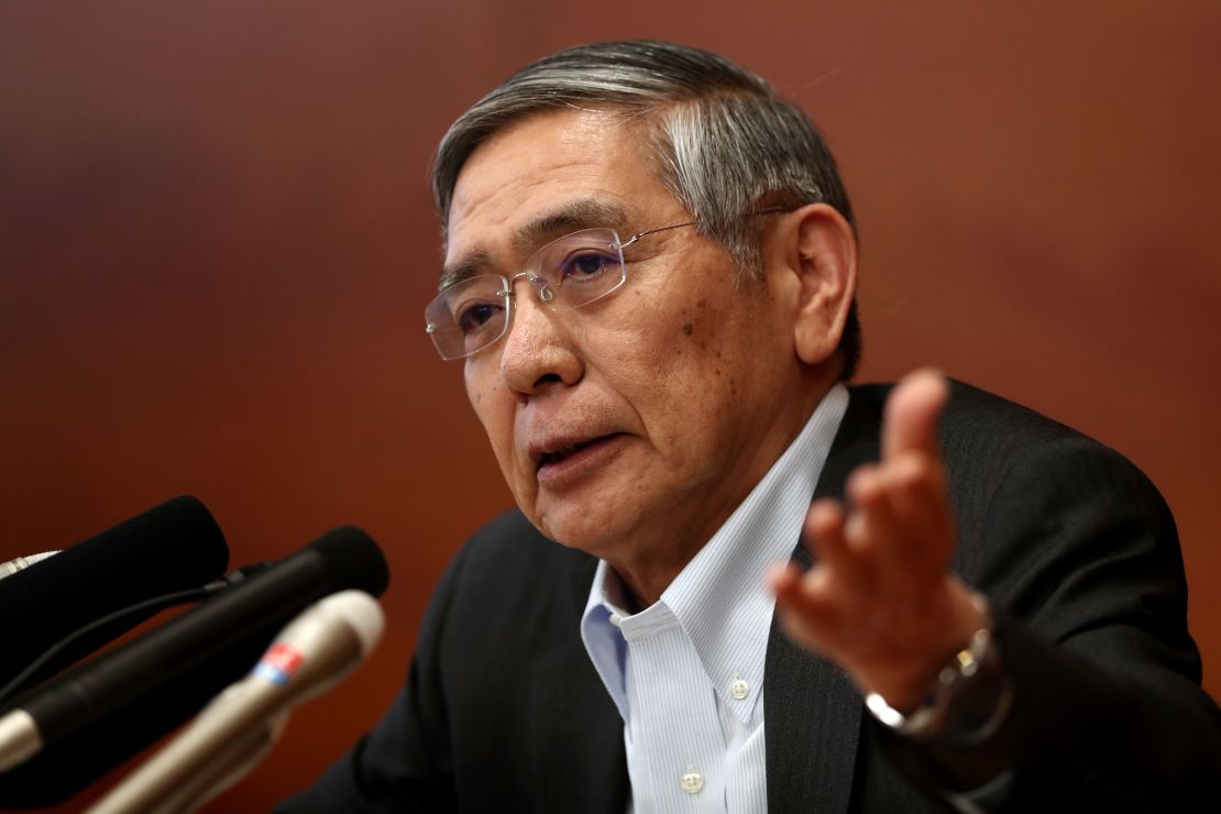 Inflation still isn't anywhere near Bank of Japan Governor Haruhiko Kuroda's target.