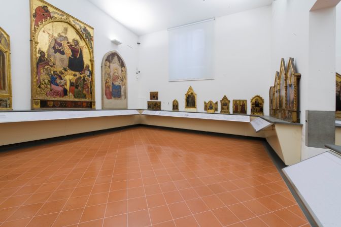 <strong>Gold standard: </strong>Paintings with a gold background represent the extraordinary development in art from the 13th to the early 15th century. The private tour ensures intimate viewings of this historical art.