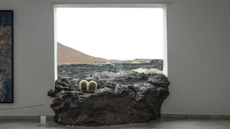 <strong>Window art: </strong>The home now houses the César Manrique Foundation. Above ground, buildings exhibit art and these incredible picture windows that frame Lanzarote's beautiful landscape. 