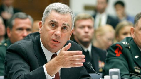 Retired Gen. John Abizaid testifies to the House Oversight and Government Reform Committee in 2007. 