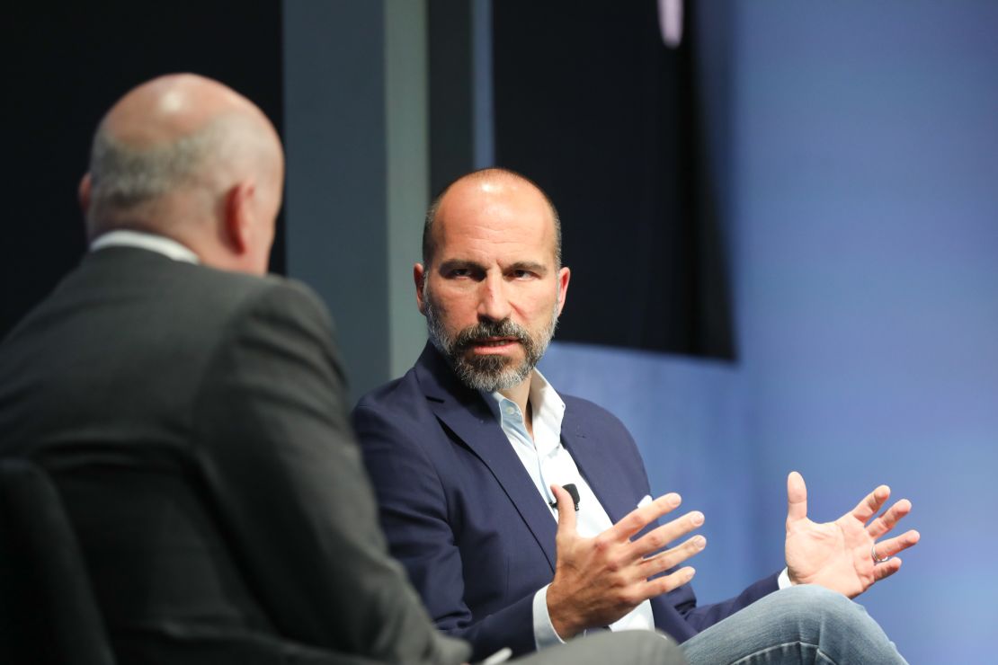 Dara Khosrowshahi addressed Uber's relationship with the Saudi government on Tuesday.