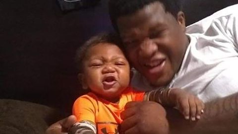 Jemel Roberson's son Tristan is now 9 months old.