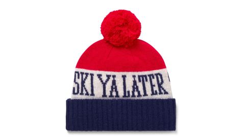 <strong>Women's clothing and accessories Christmas gift ideas: </strong><strong>Gant Ski Ya Later Hat ($60; </strong><a href="https://www.gant.com/womens-hats/red-ski-ya-later-knit-hat/7039" target="_blank"><strong>gant.com</strong></a><strong>) </strong>