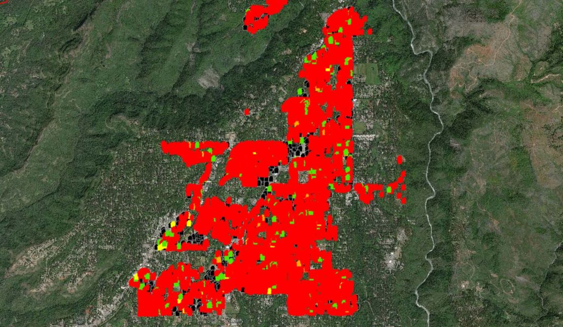Cal Fire is publishing damage reports on an interactive map for areas affected by the Camp Fire.