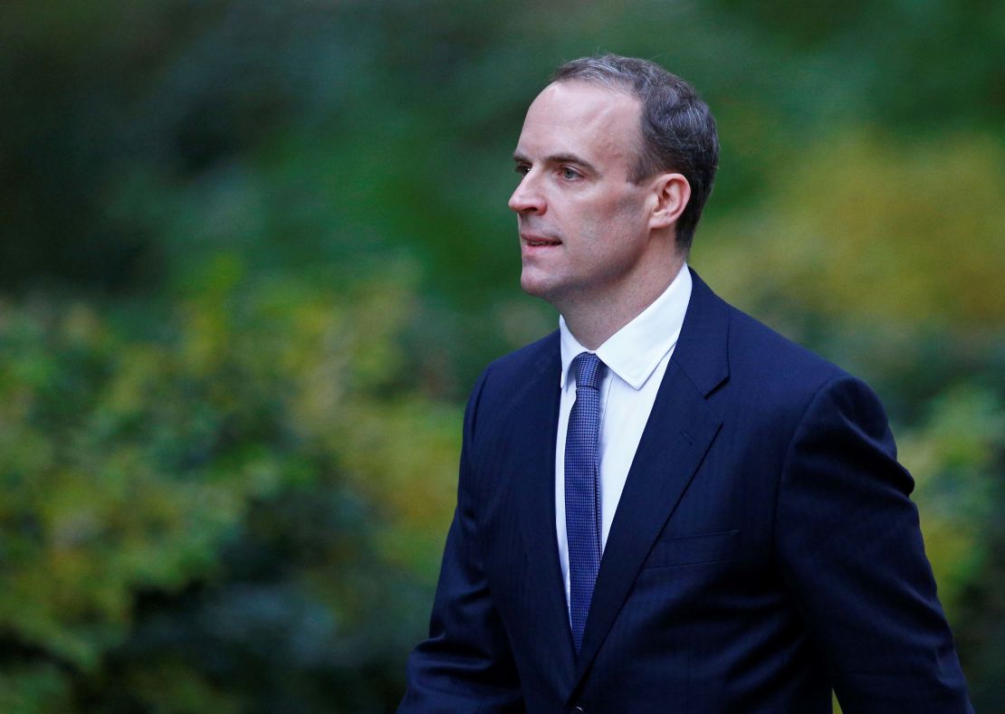Dominic Raab said that May has allowed Britain to be "blackmailed and bullied" by the EU.