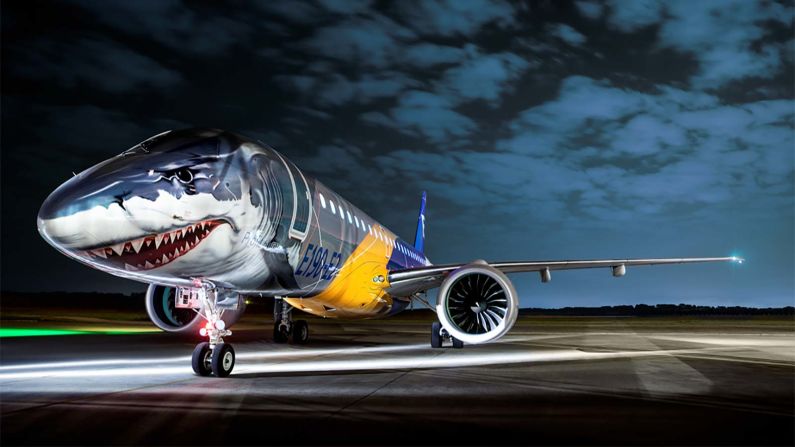 <strong>Fast and fierce: </strong>The Embraer E190-E2, nicknamed the Profit Hunter, is part of the E2 family of regional jets, which encompasses the E175-E2, E190-E2, and E195-E. 