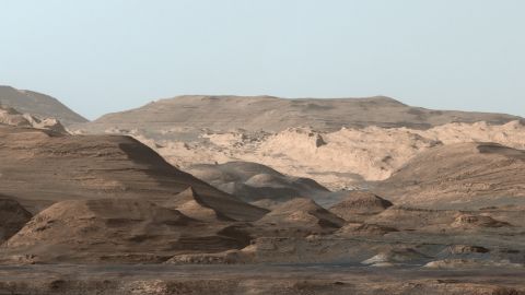 Curiosity took images in September 2015 of Mount Sharp, a hematite-rich ridge, a plain full of clay minerals to create a composite and rounded buttes high in sulfate minerals. The changing mineralogy in these layers of Mount Sharp suggests a changing environment in early Mars, though all involve exposure to water billions of years ago.