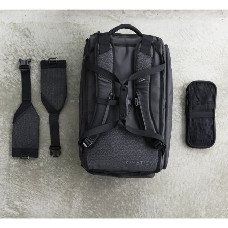 <a href="https://www.nomatic.com/pages/nomatic-travel-bag?gclid=EAIaIQobChMIr6COrZLh3gIVlK_ICh3DVQ_YEAAYASAAEgKPYfD_BwE" target="_blank" target="_blank"><strong>Nomatic 40L Travel Bag:</strong> </a>The bag can be a backpack or a duffel, plus it's got separate compartments for shoes, laptop and more.