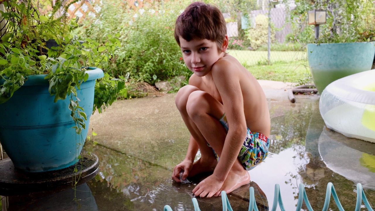 Ramsey Castleberry, 8, is on the autism spectrum. His mother Katelyn thinks he may benefit from medical marijuana, but it's not available in Louisiana yet.