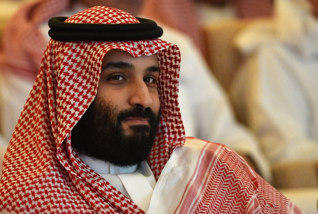 Saudi Crown Prince Mohammed bin Salman attends the Future Investment Initiative (FII) conference in Riyadh.
