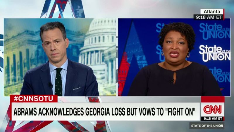 Abrams: ‘Destruction’ of GA election ‘deliberate’ | CNN Politics