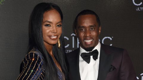 Kim Porter and recording artist Sean "Diddy" Combs.