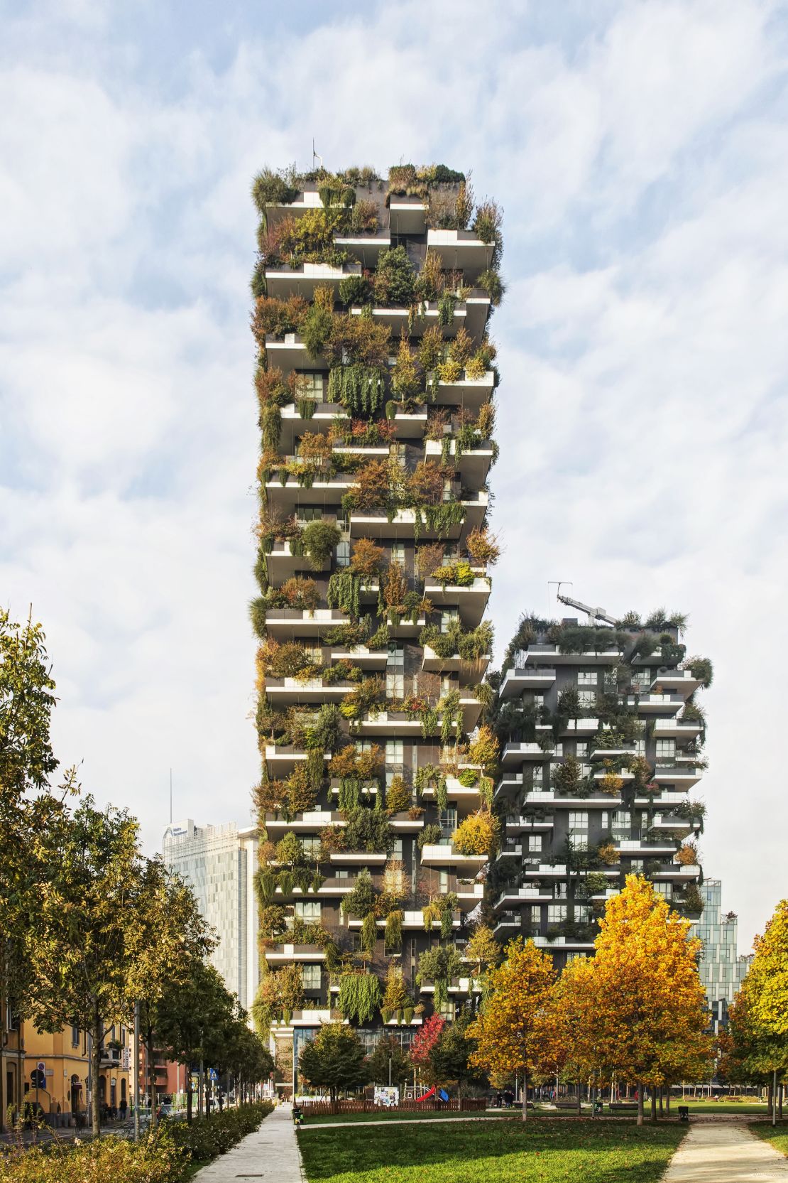 The Vertical Forest in Milan was completed in 2014.