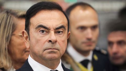 Carlos Ghosn at a Renault factory in France earlier this month. He oversees an alliance between the French automaker and Japan's Nissan and Mitsubishi Motors.