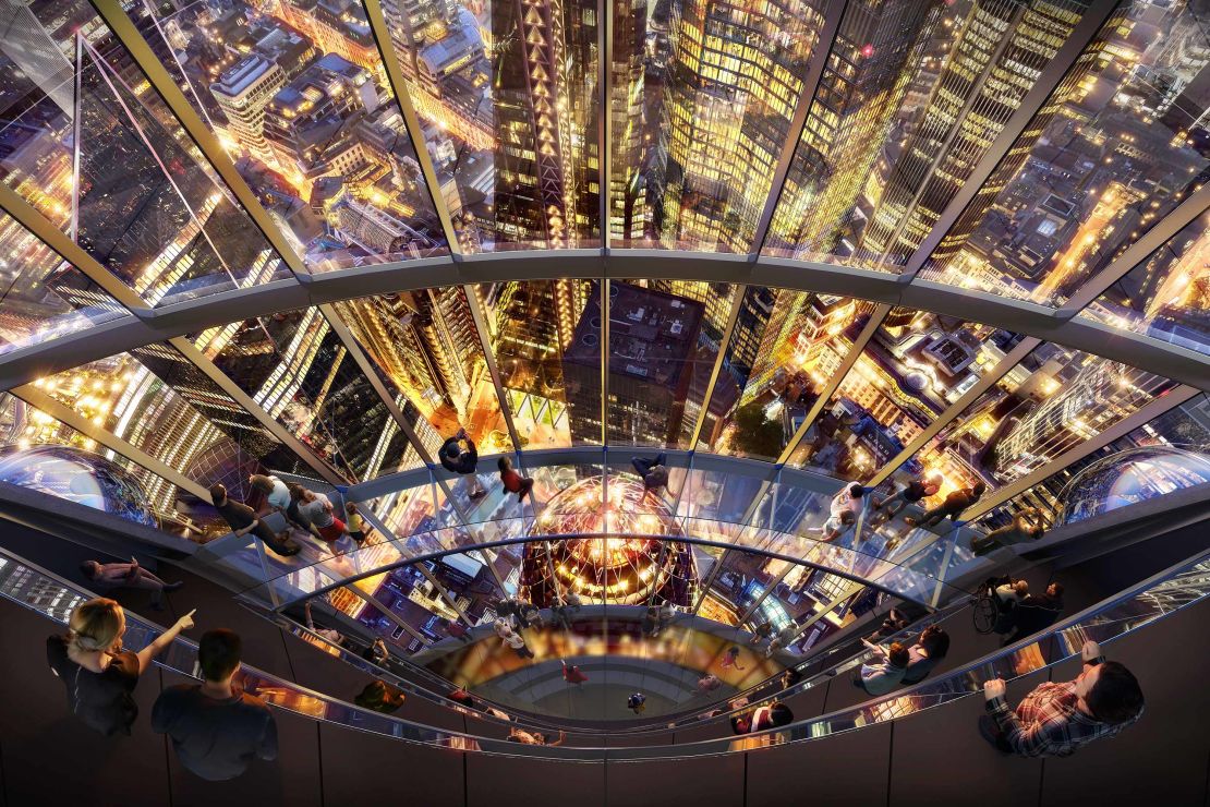 The tower aims to attract tourists to London's financial district