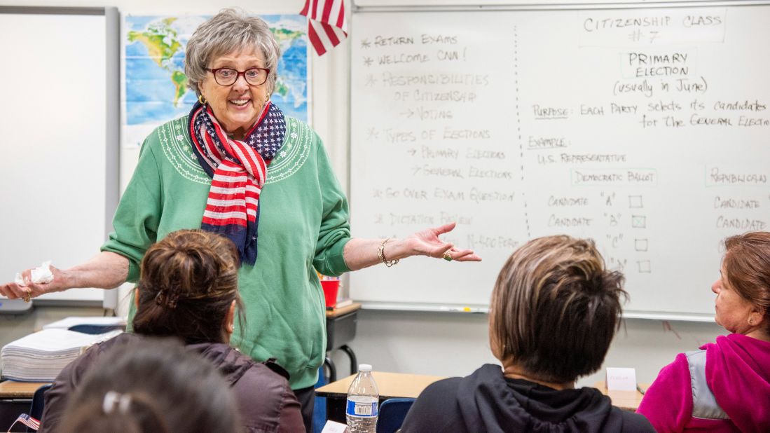 Phillips worked for years in Kenya, Guatemala and Jamaica, teaching English and focusing on community-building projects. When she returned to the US she eventually settled in Nevada, where immigrants make up roughly 20% of the state's population. "My students ... are very proud about being here, learning English, learning our culture," she says. "I see the pride when they say, 'I am an American.'" Meet the rest of the top 10 and <a href="https://www.cnn.com/SPECIALS/cnn.heroes/vote/#telescopeApp" target="_blank">vote for CNN Hero of the Year</a>.