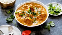 Turkey tikka masala, the creamy Punjabi-style curry that Britain wisely claims as its national dish, in New York, November, 2016. When it's time to face the half-eaten bird in your fridge, look to classic flavor combinations from around the world for inspiration.  
