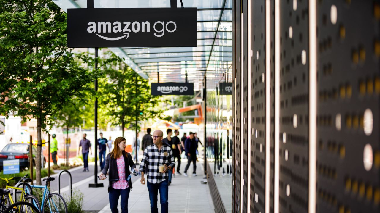 Images of Amazon's Seattle, Washington, campus, in both the downtown and South Lake Union neighborhoods. 