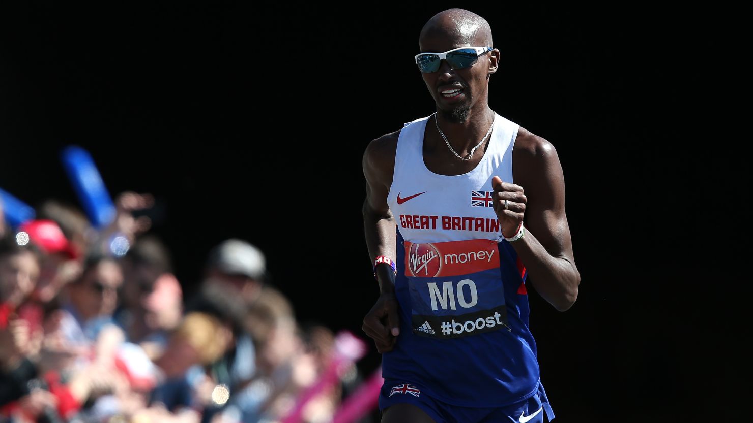 Farah made his marathon debut in London in 2014. 