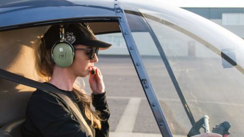 Beck Bamberger is the founder of  a public relations firm and started learning how to fly a helicopter three years ago.