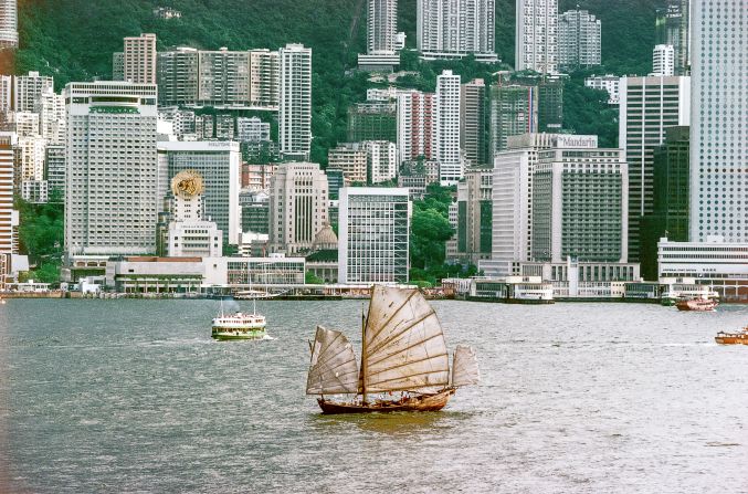 Hong Kong's Victoria Harbour, pictured in 1982. Scroll through to see a selection of Keith Mcgregor's images from the 1970s and '80s.