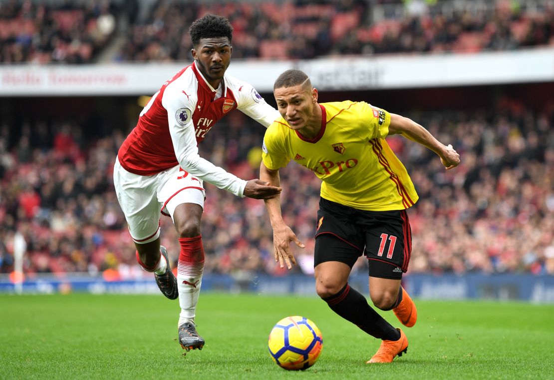 Richarlison moved to the Premier League in 2017, signing for Watford. 