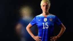 LOS ANGELES, CA - NOVEMBER 20:  U.S. women's national soccer team player Megan Rapinoe poses for a portrait at the USOC Rio Olympics Shoot at Quixote Studios on November 20, 2015 in Los Angeles, California.  (Photo by Harry How/Getty Images)