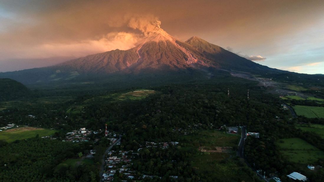 <strong>Volcán de Fuego, Guatemala: </strong>Close to 4,000 people were evacuated from their homes in November when Guatemala's Fuego volcano erupted, spewing ash and lava. 