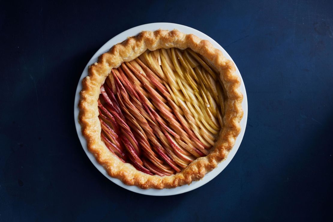 Apple ombre pie from The New York Times Thanksgiving spread. 