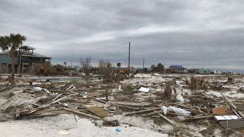 At least 75% of homes were destroyed in Mexico Beach as Hurricane Michael tore through the beach town.