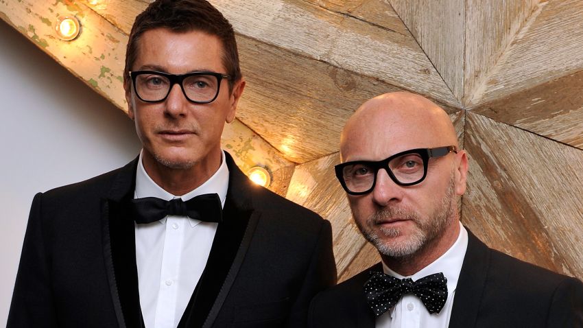 LONDON, ENGLAND - JULY 14:  (L-R) Stefano Gabbana and Domenico Dolce attend a party for Dolce And Gabbana hosted by Net-a-Porter at Westfield on July 14, 2011 in London, England.  (Photo by Gareth Cattermole/Getty Images)