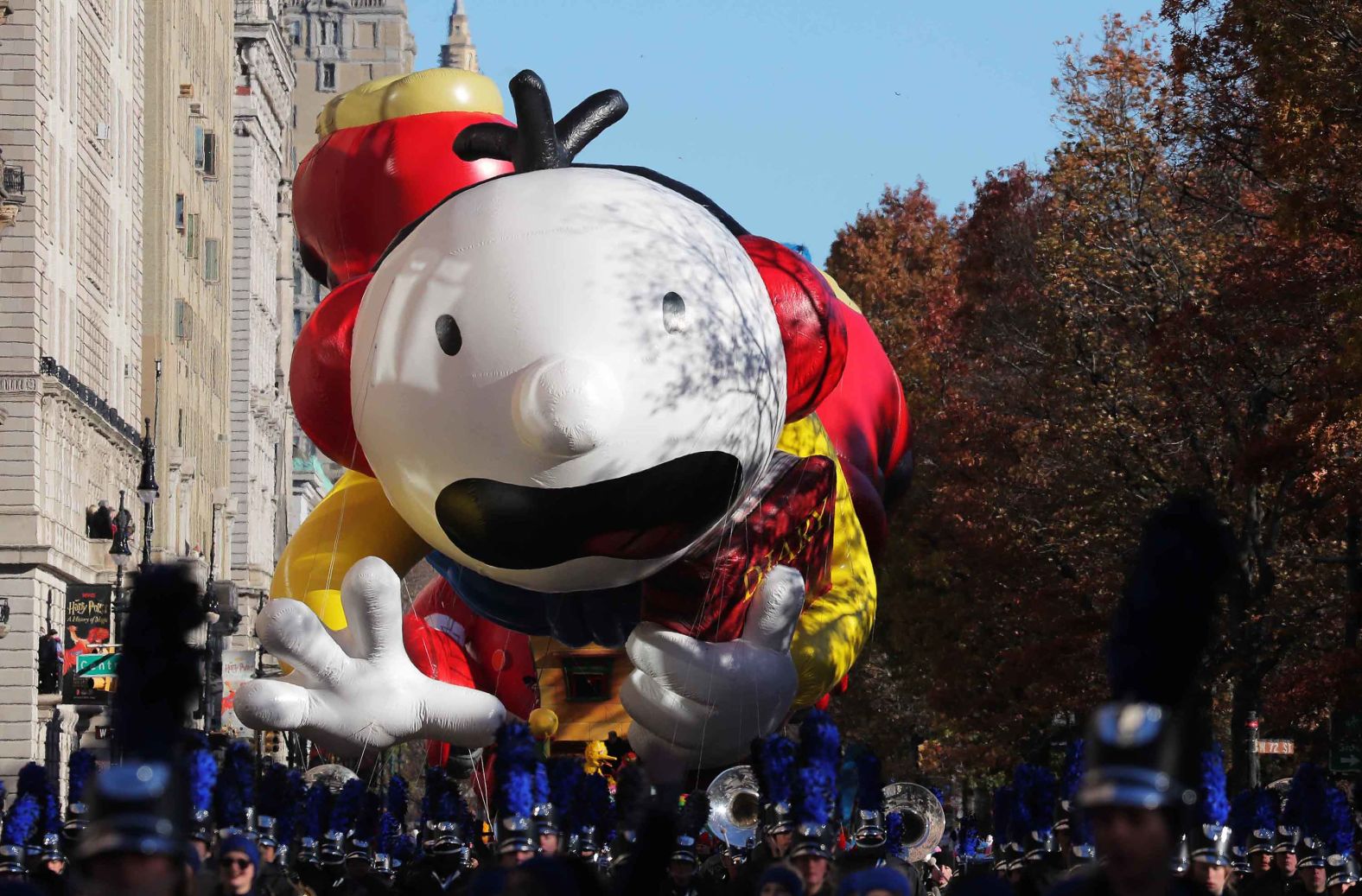 Some 3.5 million spectators were expected along the parade route in Manhattan.