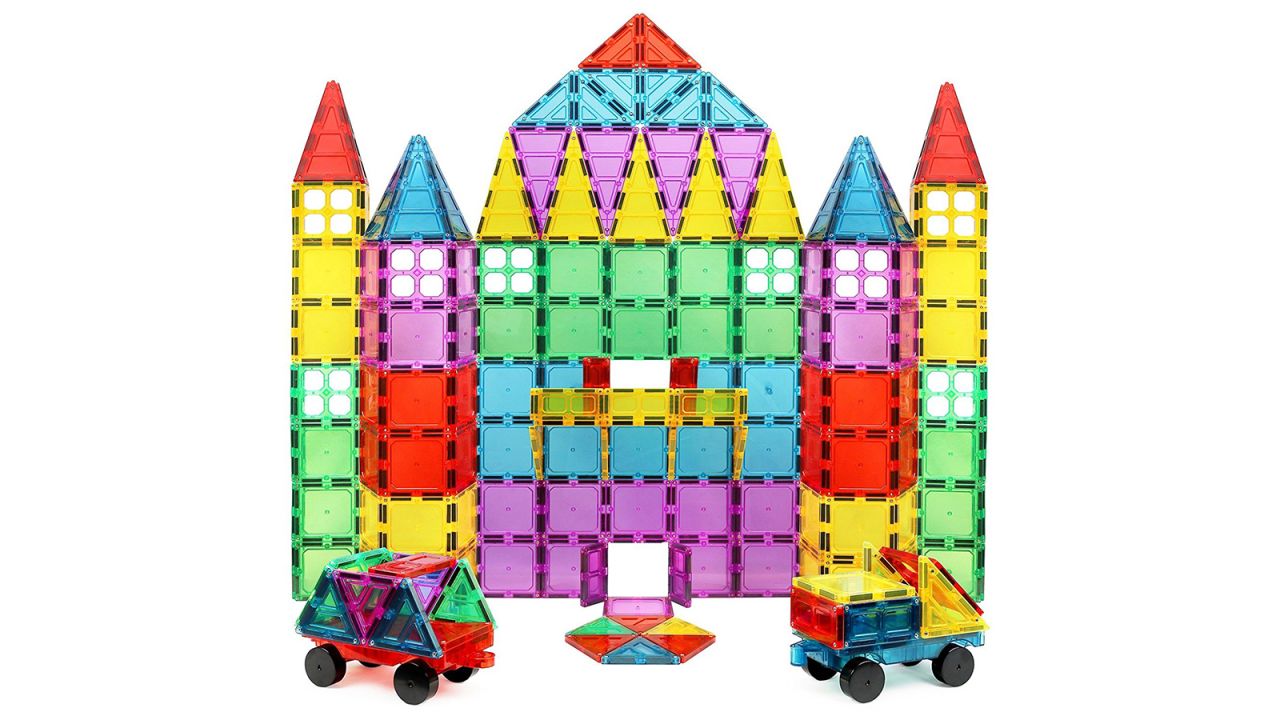 <strong>Magnet Build Deluxe 100 Piece 3D Magnetic Tile Building Set ($36.79, originally $79.99; </strong><a href="https://amzn.to/2TE3qcC" target="_blank" target="_blank"><strong>amazon.com</strong></a><strong>)</strong>