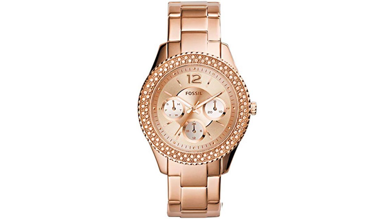 <strong>Fossil Women's Quartz Stainless Steel Dress Watch ($50.99, originally $135; </strong><a href="https://amzn.to/2KqsaAY" target="_blank" target="_blank"><strong>amazon.com</strong></a><strong>)</strong>