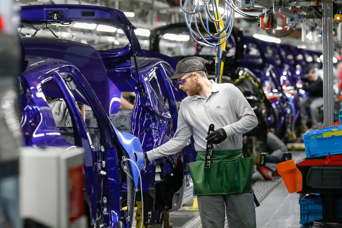 A Nissan manufacturing plant in England, part of the global auto empire Ghosn oversaw.