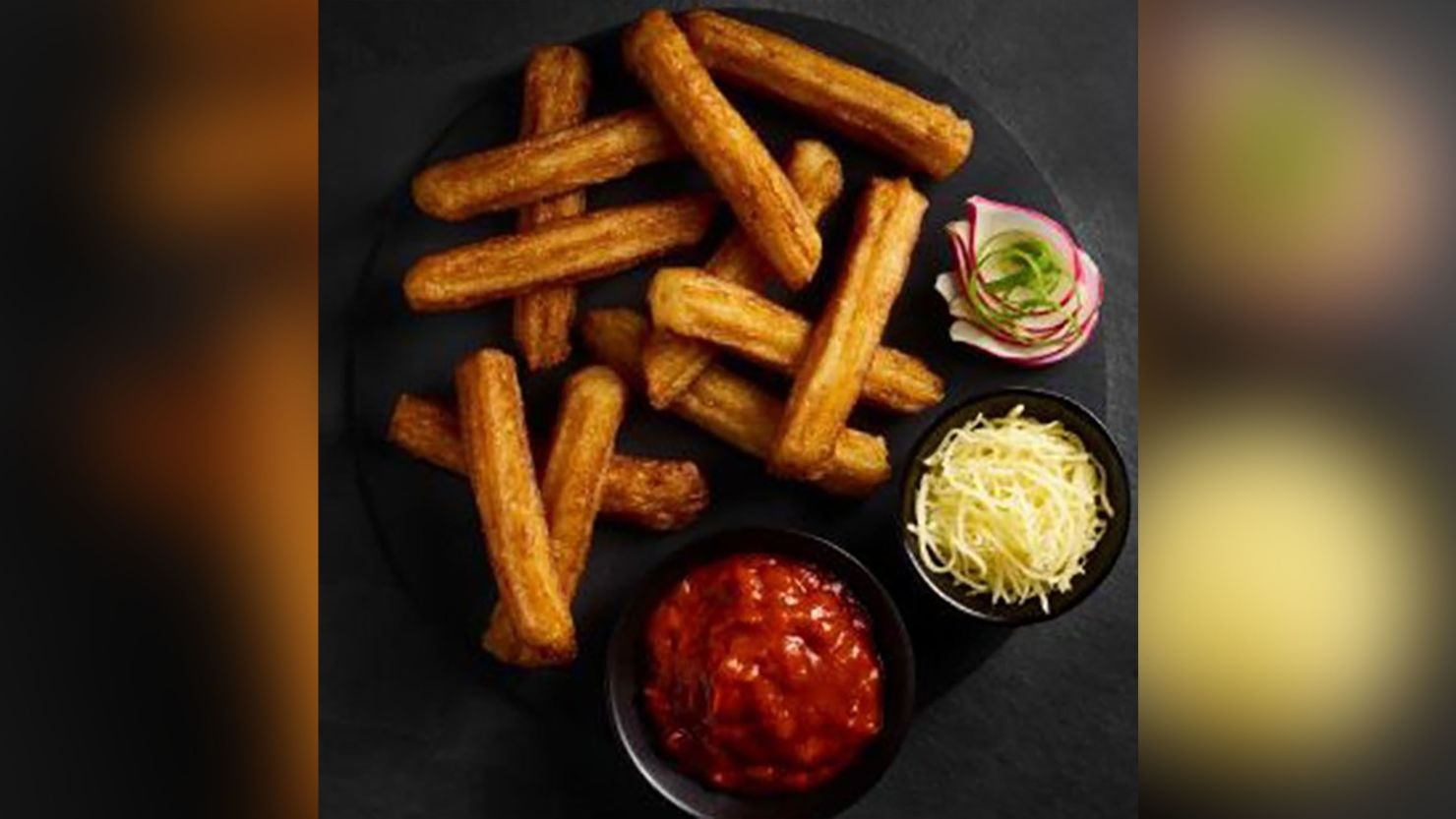 The cheese-filled churros are part of Morrisons' Christmas food range.