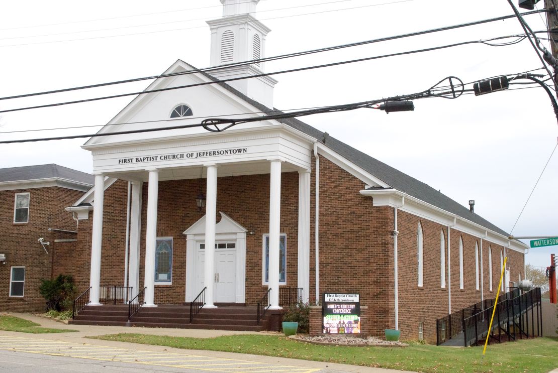 An hour before a shooter attempted to go inside this church it was packed with dozens of worshippers.