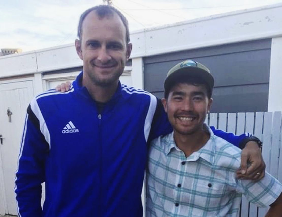 John Allen Chau, right, was in Cape Town days before he traveled to North Sentinel Island.