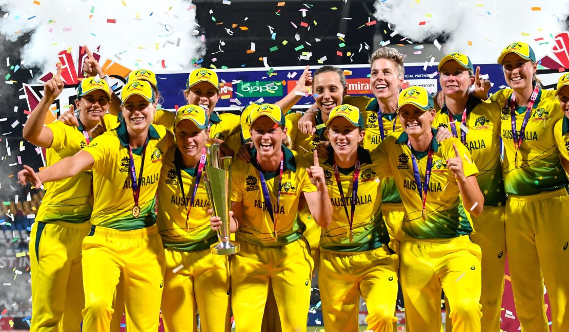 Australia's women were beaten by the West Indies in the World Twenty20 final two years ago