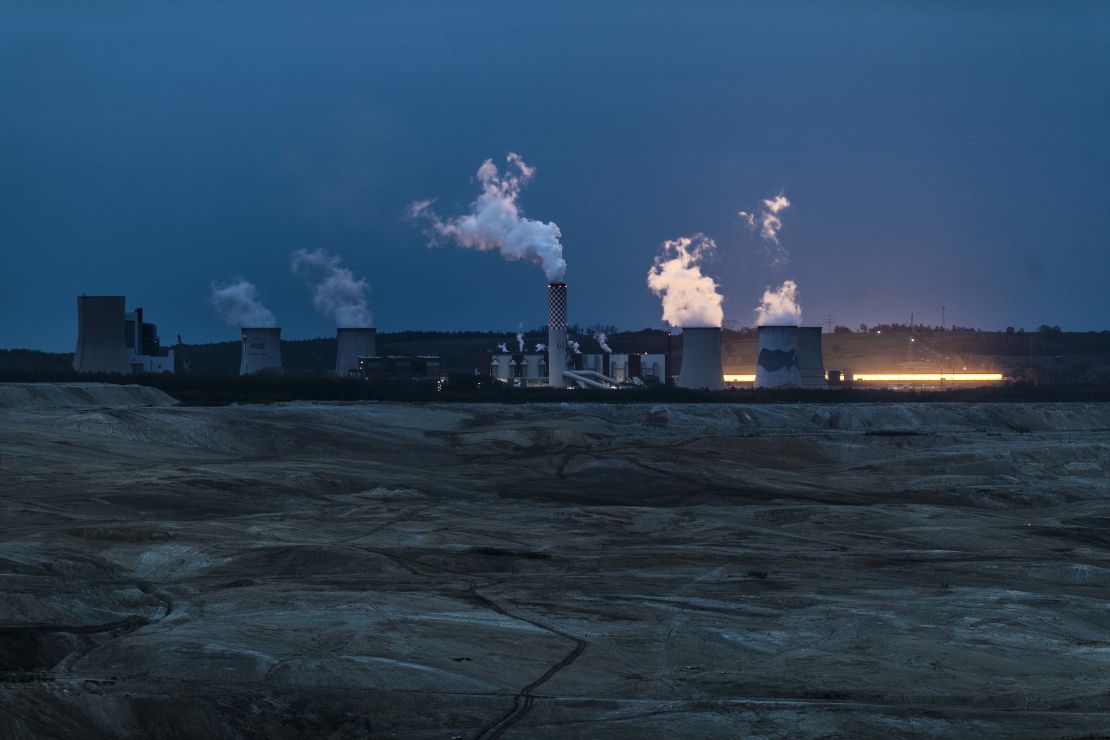 A coal-fired power station in Bogatynia, Poland.