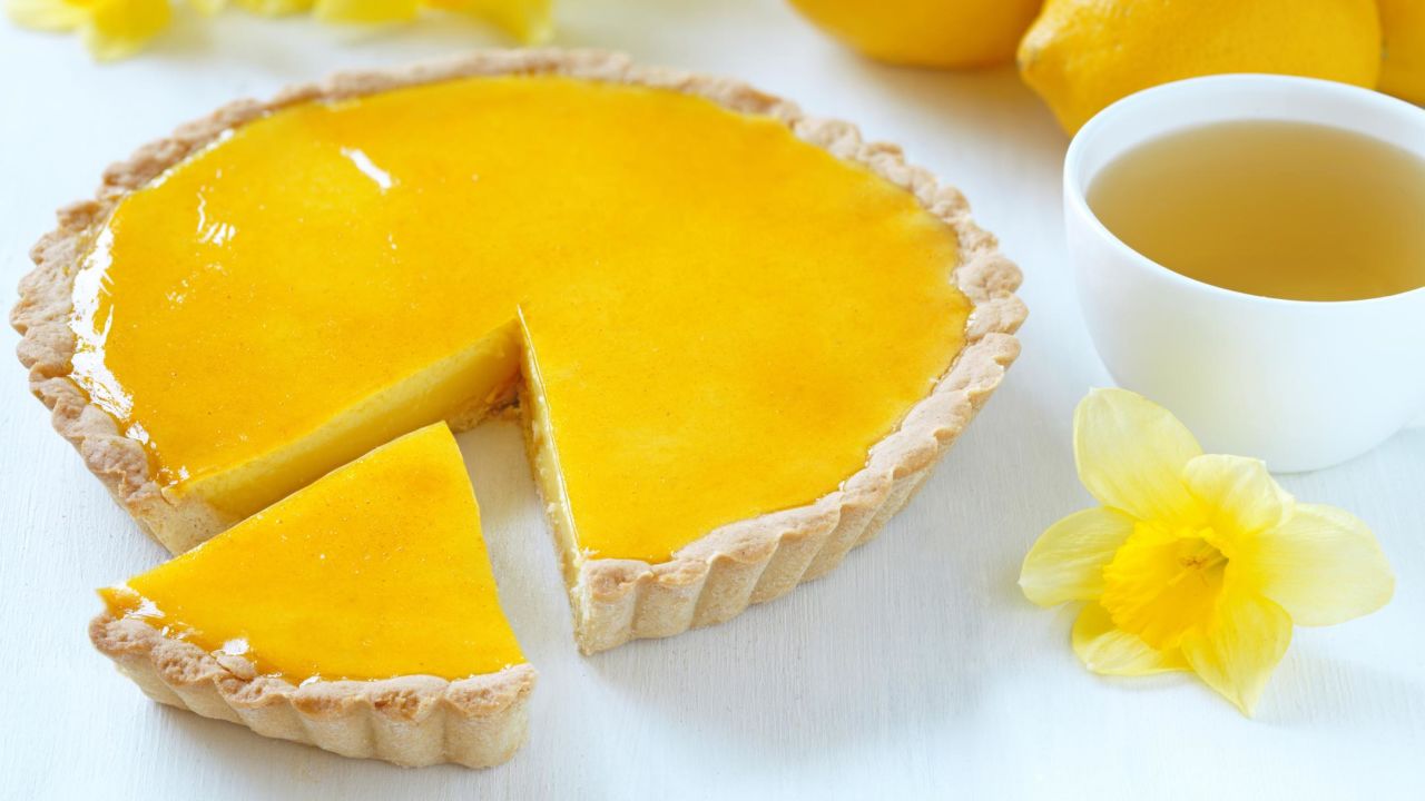 <strong>Lemon Tart, France: </strong>A slender layer of lemon cream fills this classic French tart, with a crust that's similar in texture to a shortbread cookie.
