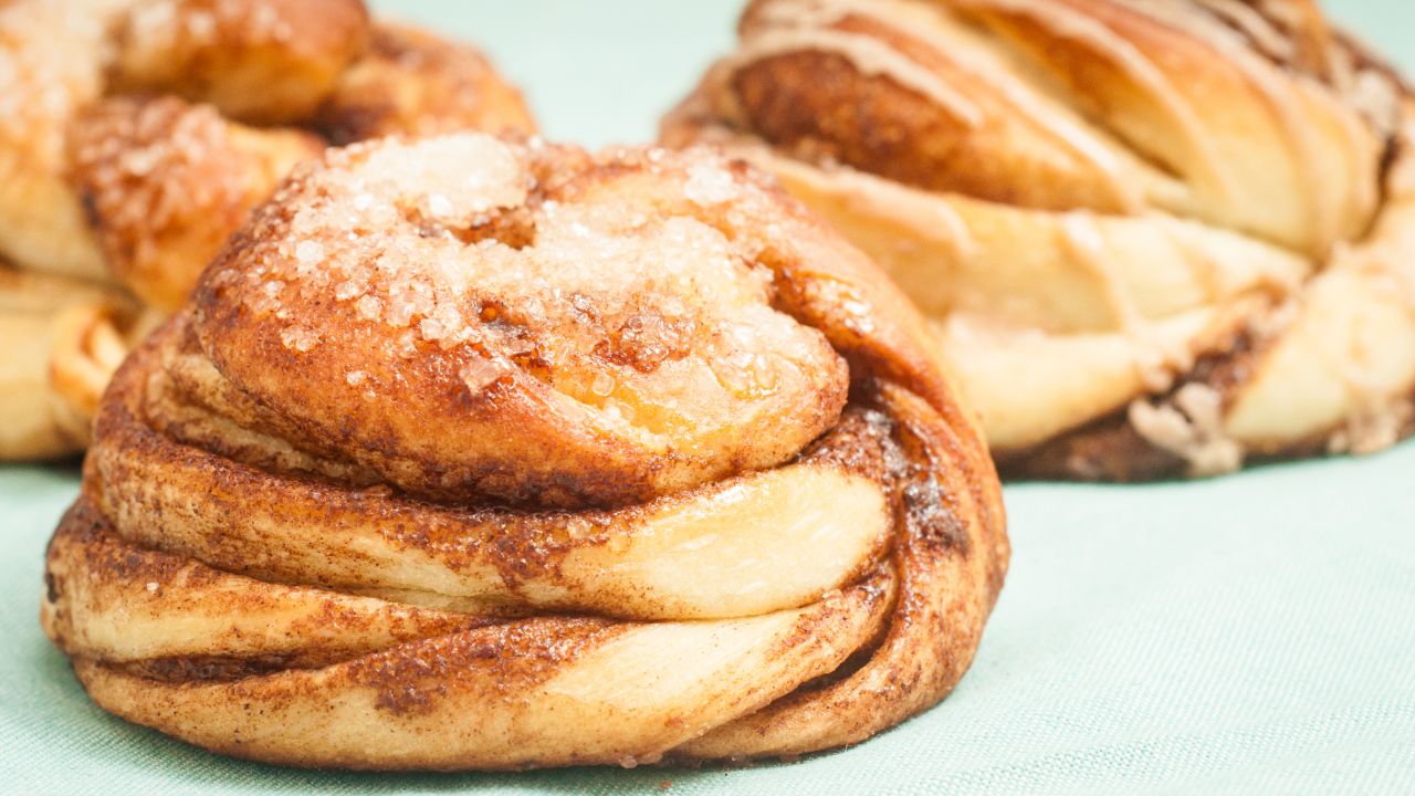 <strong>Cardamom Buns, Sweden:</strong>  Cardamom buns are often part of fika, the coffee break that comes twice daily in many Swedish workplaces. 