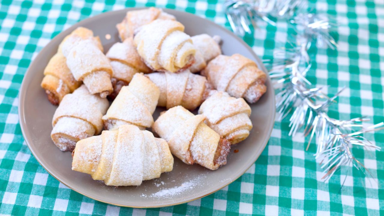 <strong>Kifli, Hungary: </strong>Lekvár, a chunky preserve that retains all the tartness of the region's ripe apricots and plums, is tucked inside these crescent pastries. 