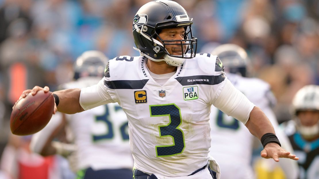 Russell Wilson threw for 339 and two touchdowns in Seattle's come-from-behind win at Carolina.