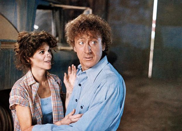 Radner met her second husband, Gene Wilder, while filming the Sidney Poitier film "Hanky Panky" in 1982.