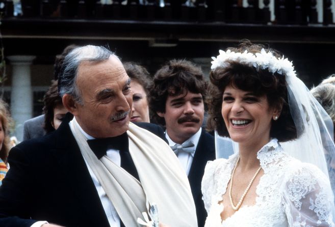Radner being married off in a scene from "Movers & Shakers" in 1985.