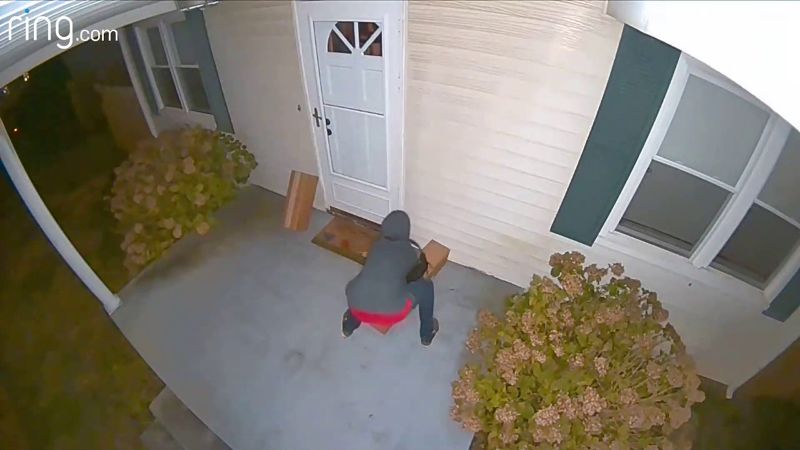 A Porch Pirate Stole A Package From A Home, Then Threw Shade With A ...