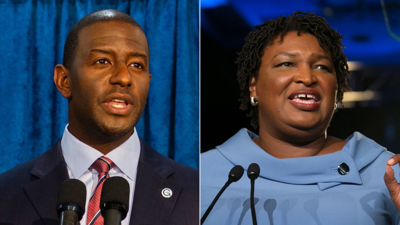 Stacey Abrams and Andrew Gillum were both narrowly defeated in 2018 races for governor of Forida and Georgia.